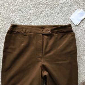 NWT Liz Claiborne orche brown dress pants